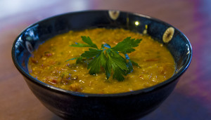 Peanut Lentil Curry Soup